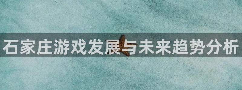 安信13娱乐：石家庄游戏发展与未来趋势分析